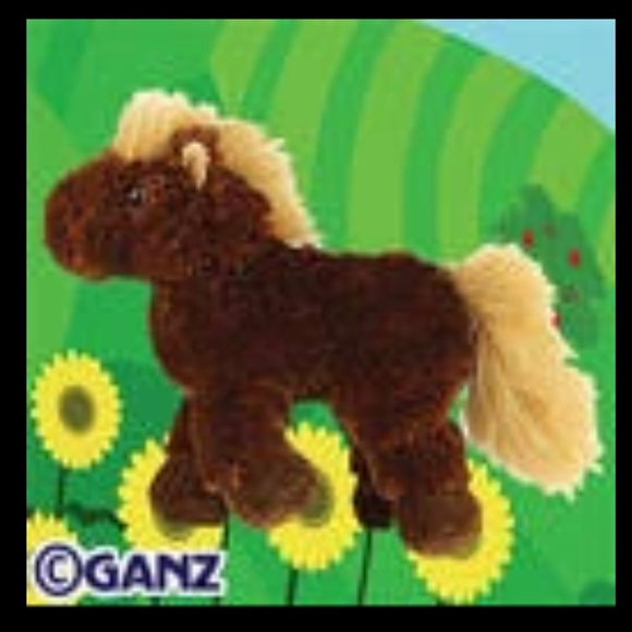 WEBKINZ Ganz HORSE Retired HM103 hang & but Tag No Code plush stuffed animal - Picture 16 of 16